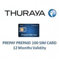 THURAYA Prepay 100 SIM Card (12 Months Validity)