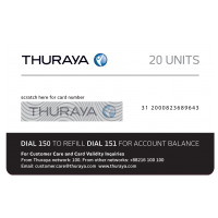 THURAYA Prepay Top Up - 20 Units (Soft PIN)