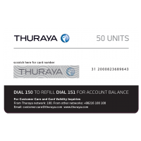 THURAYA Prepay Top Up - 50 Units (Soft PIN)